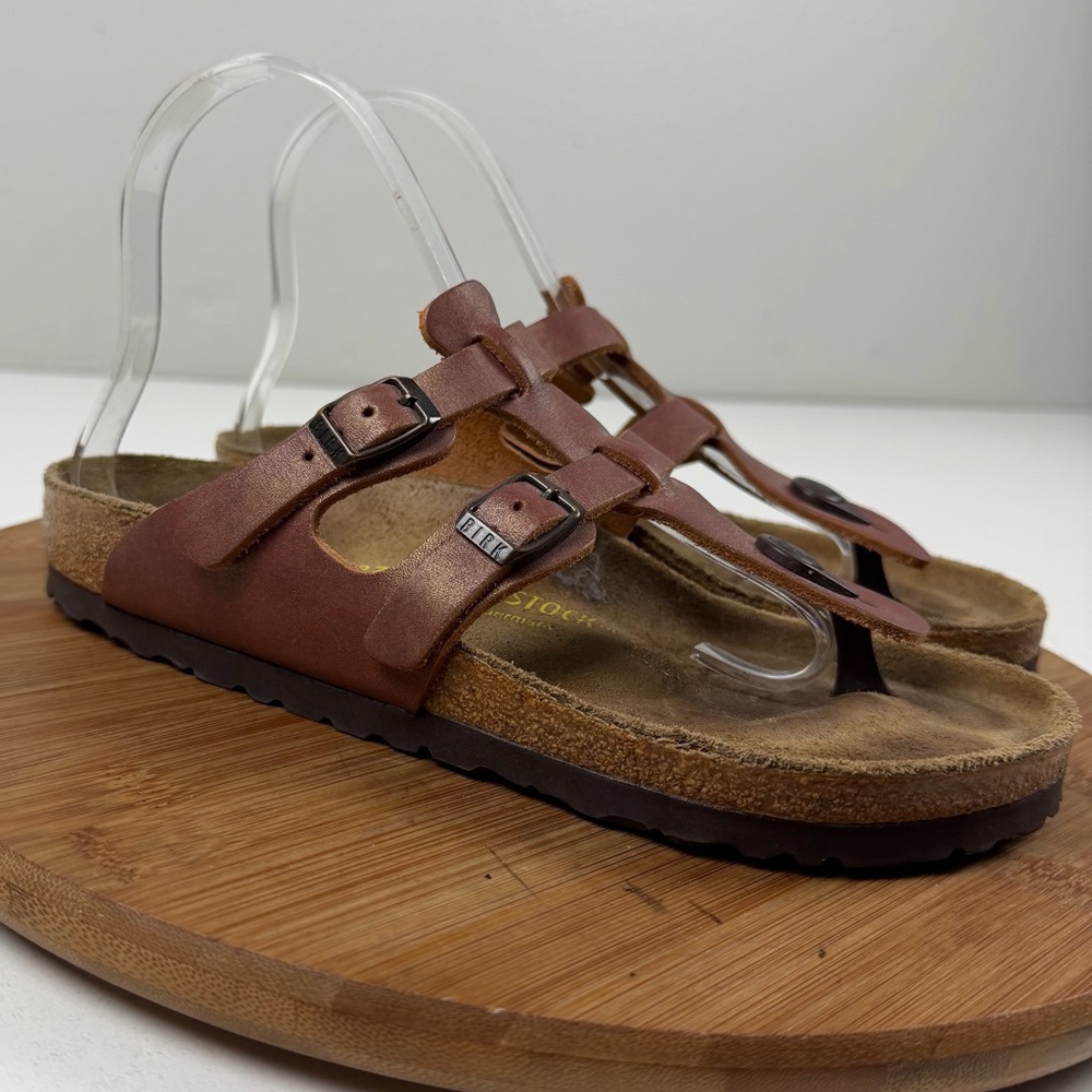 Birkenstock Sparta Chestnut Leather Sandals